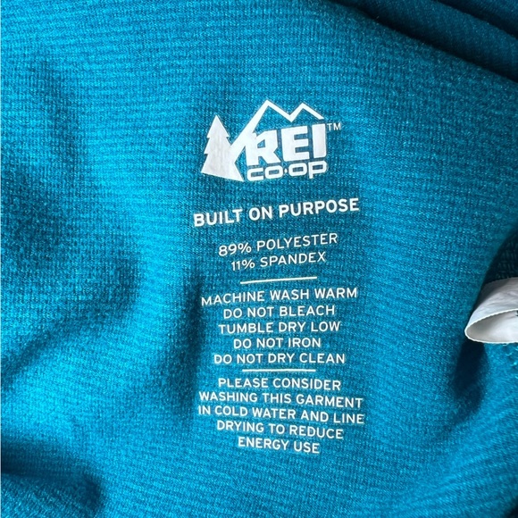 REI CO-OP Midweight Base Layer Zip-Neck Too - Kids M - Picture 5 of 6